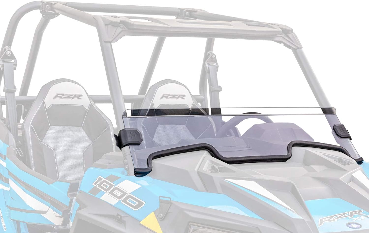 1/4" Clear Polycarbonate Half Windshield G919183