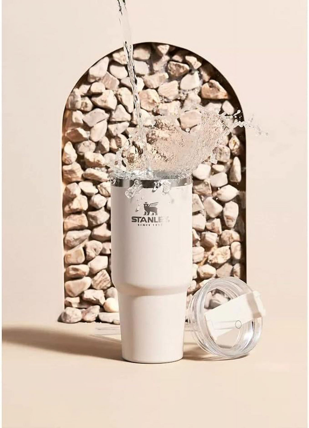 Alpine Beige 30oz Stainless Steel Travel Tumbler J9677