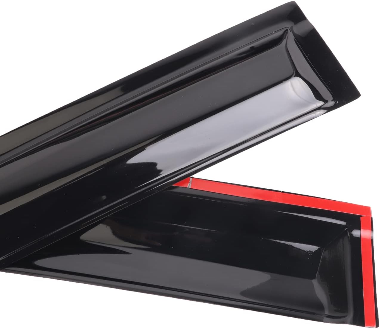Window Vent Visors Rain Guards 4 Piece Set for Trucks Crew Cab Pack of 2 G387746