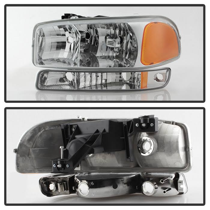 Crystal Headlights and Bumper Lights for GMC Sierra 99-06 / Yukon 00-06 U5926