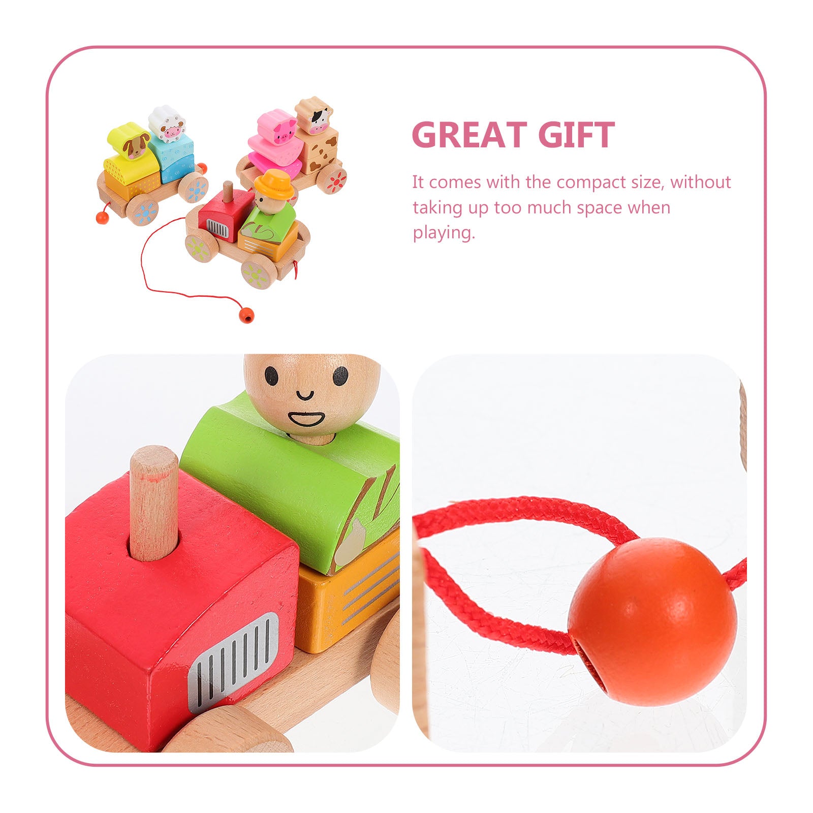 Wooden Train Toy for Kids Y587