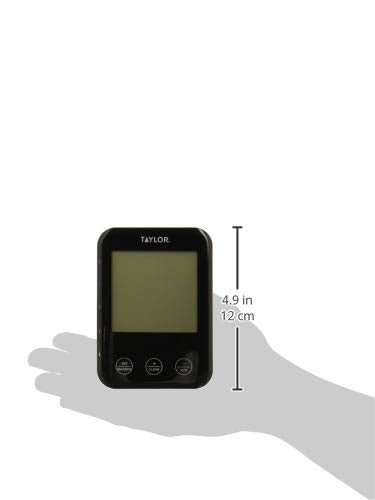 Black Digital Thermometer and Hygrometer F1827