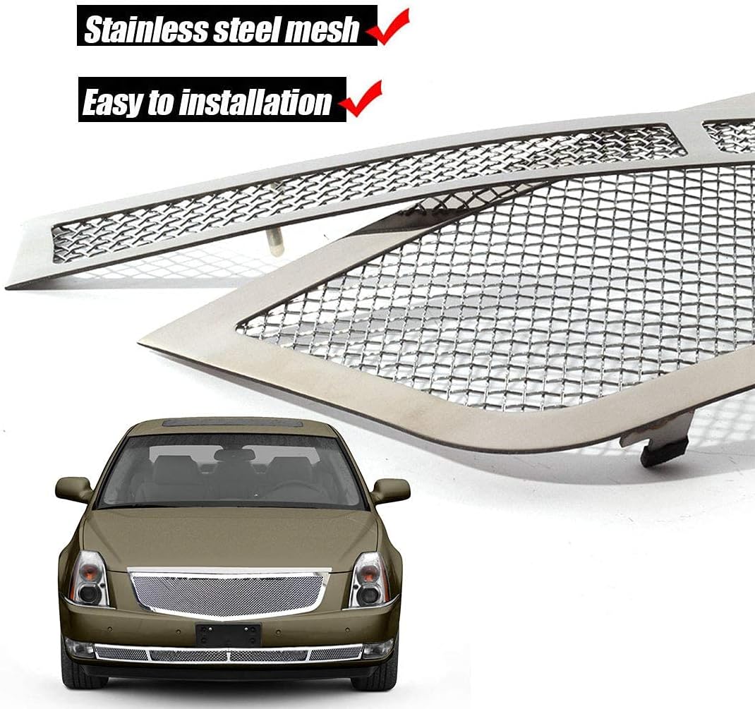 Chrome Stainless Steel Diamond Mesh Grille Insert A166408
