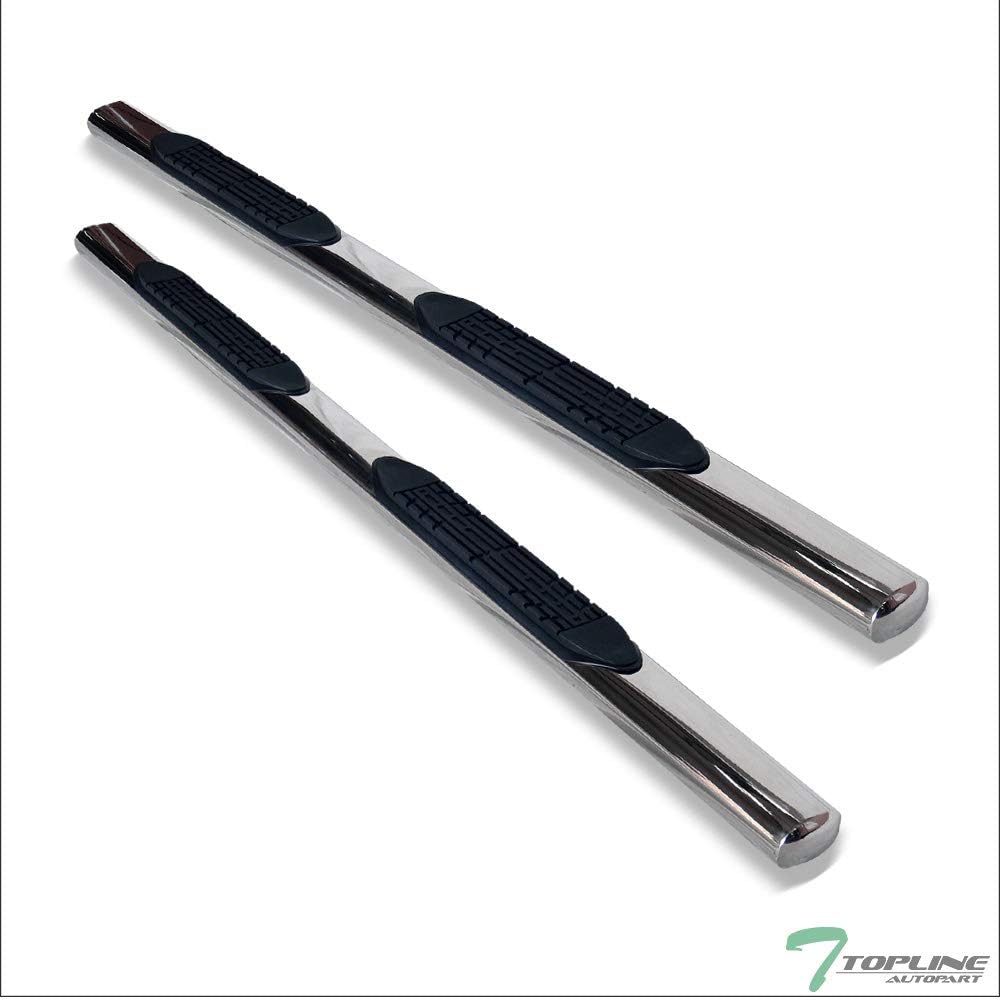 Oval Polished Stainless Steel Side Step Nerf Bars Rail Running Boards I940175