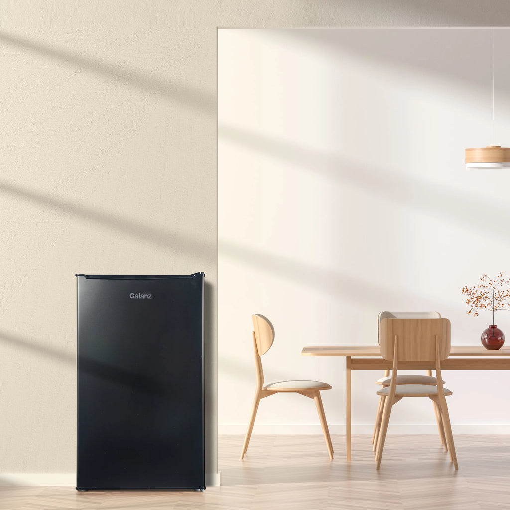 Black 3.3 Cu ft Single Door Mini Fridge K84443