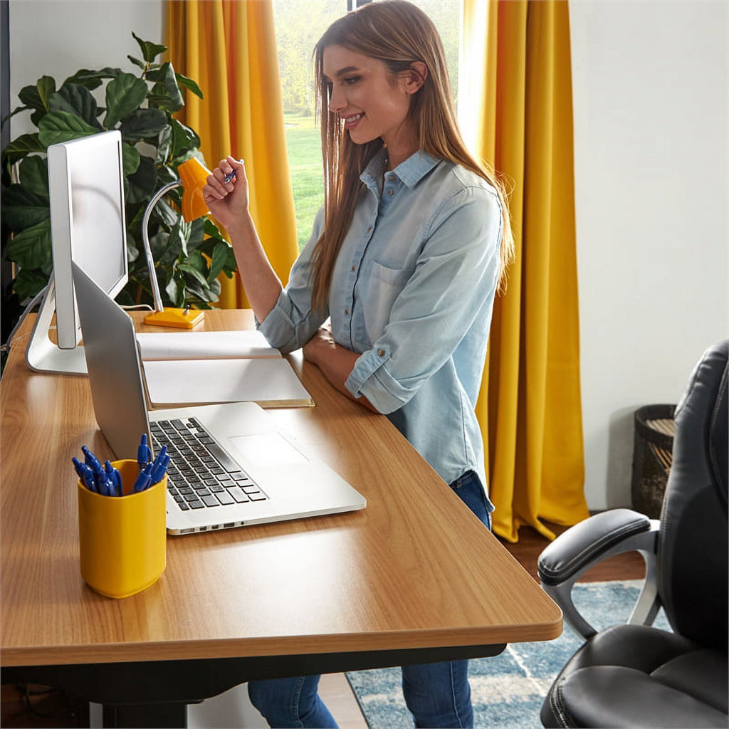 2-Piece Set with Standing Desk and Armless Task Chair I962651