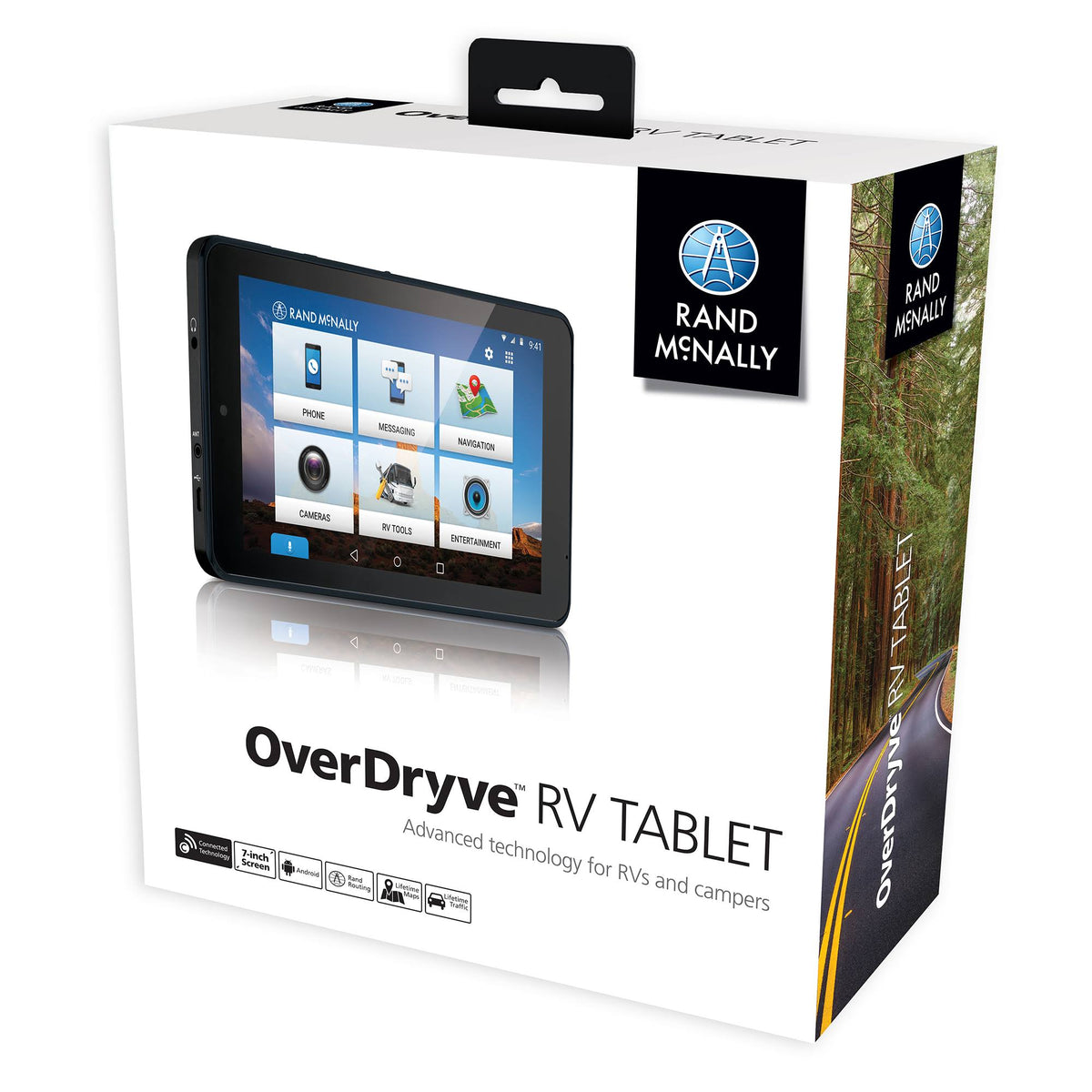 RV Tablet with Built-in Dash Cam and Lifetime Maps N612