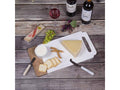 Natural White Marble Mango Wood Handled Board and Pastry Board Set K103414