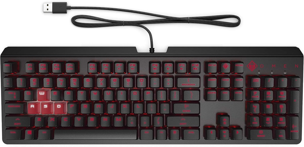 Mechanical Gaming Keyboard with Cherry MX Red Keys, LED Backlit, USB B4157