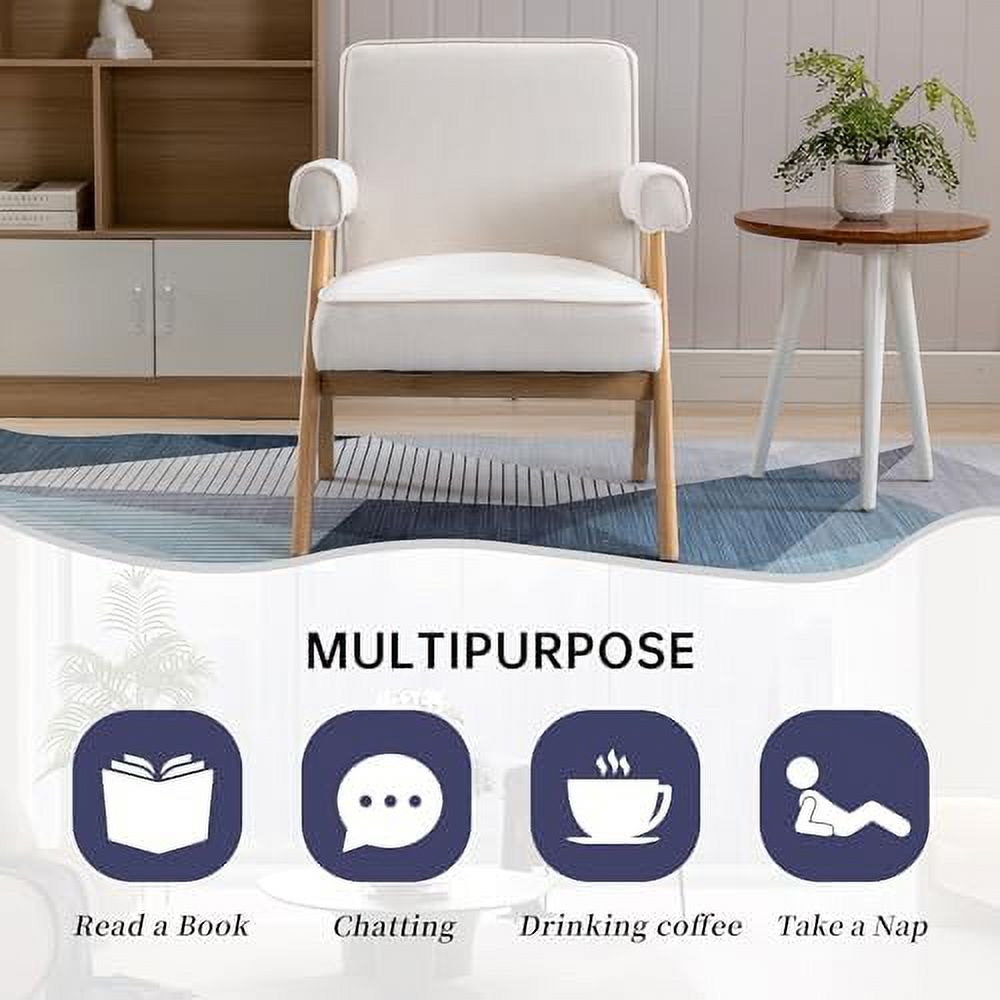 Velvet Upholstered Accent Chair with Acrylic Legs Z2214