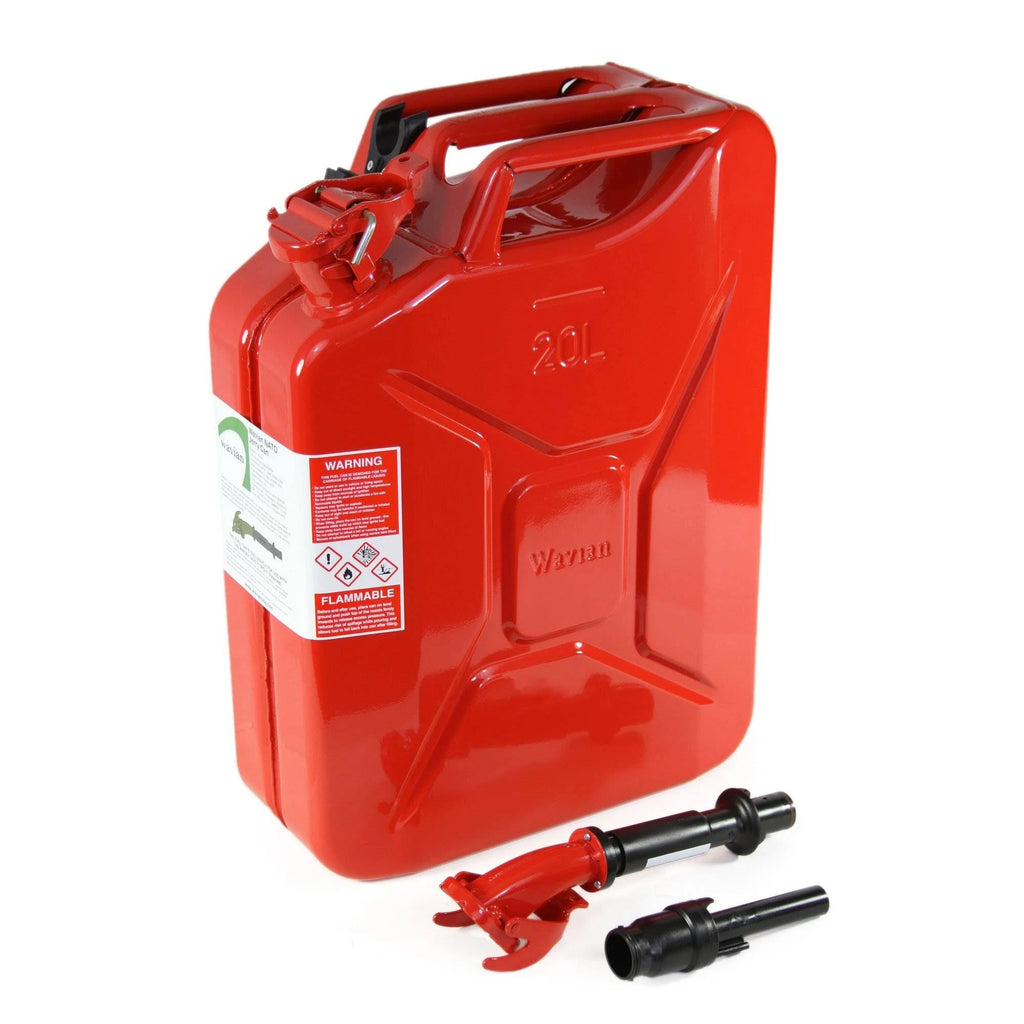 Red 5.3 Gallon 20 Liter Jerry Can with Spout X289