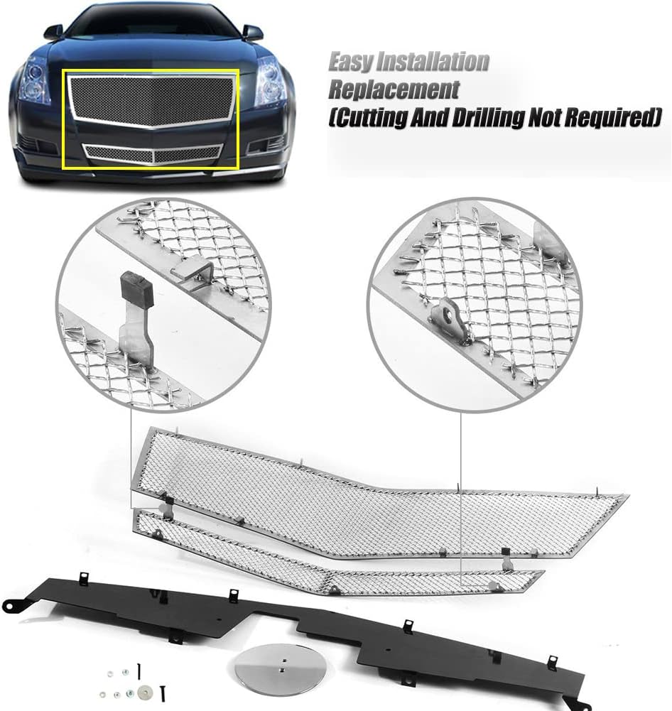 Stainless Steel Mesh Grille Grill Insert Combo J357120
