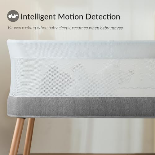 Grey Electric Bassinet with 3 Speeds A128359