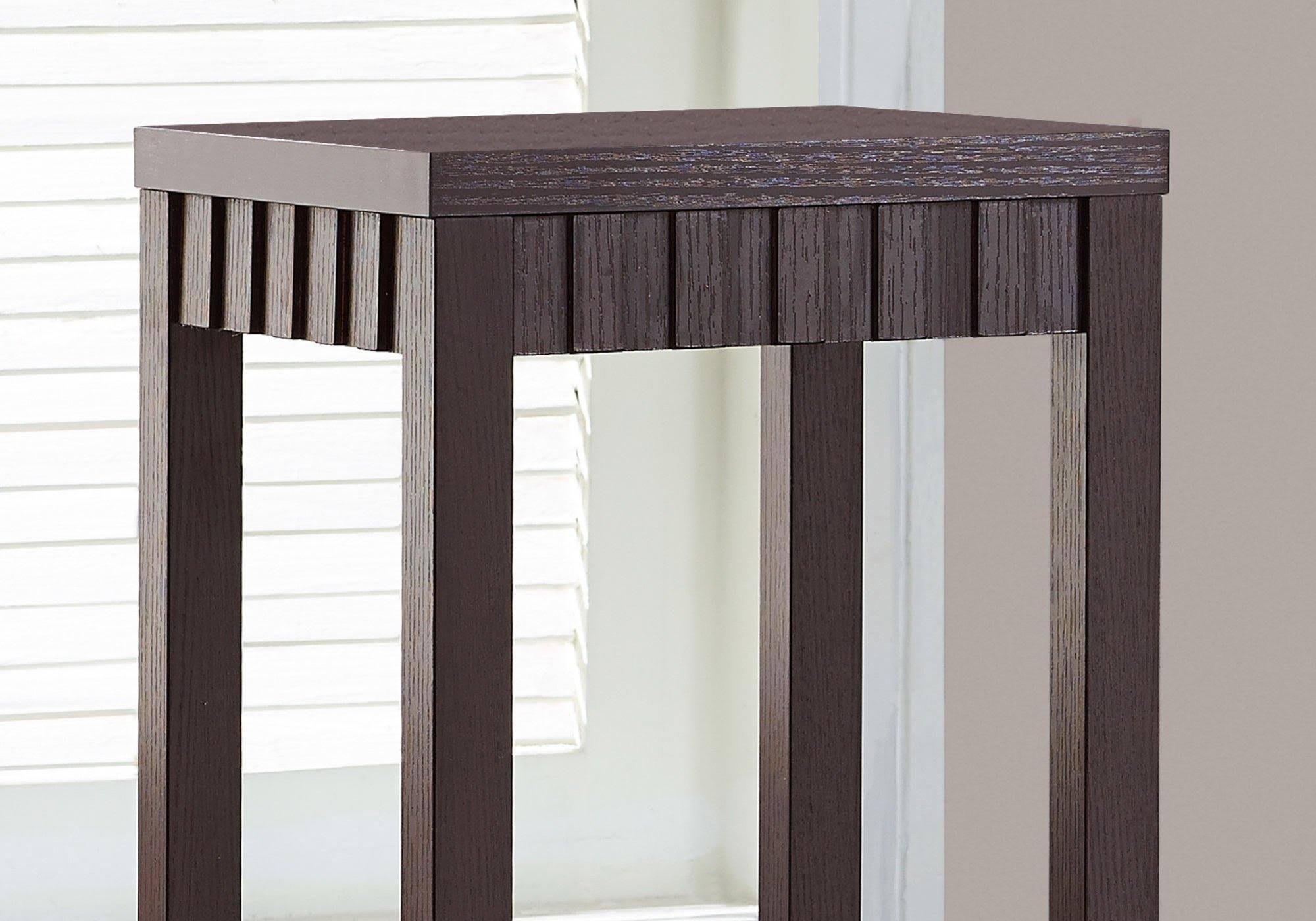 Cappuccino Particle Board Accent Table R22946