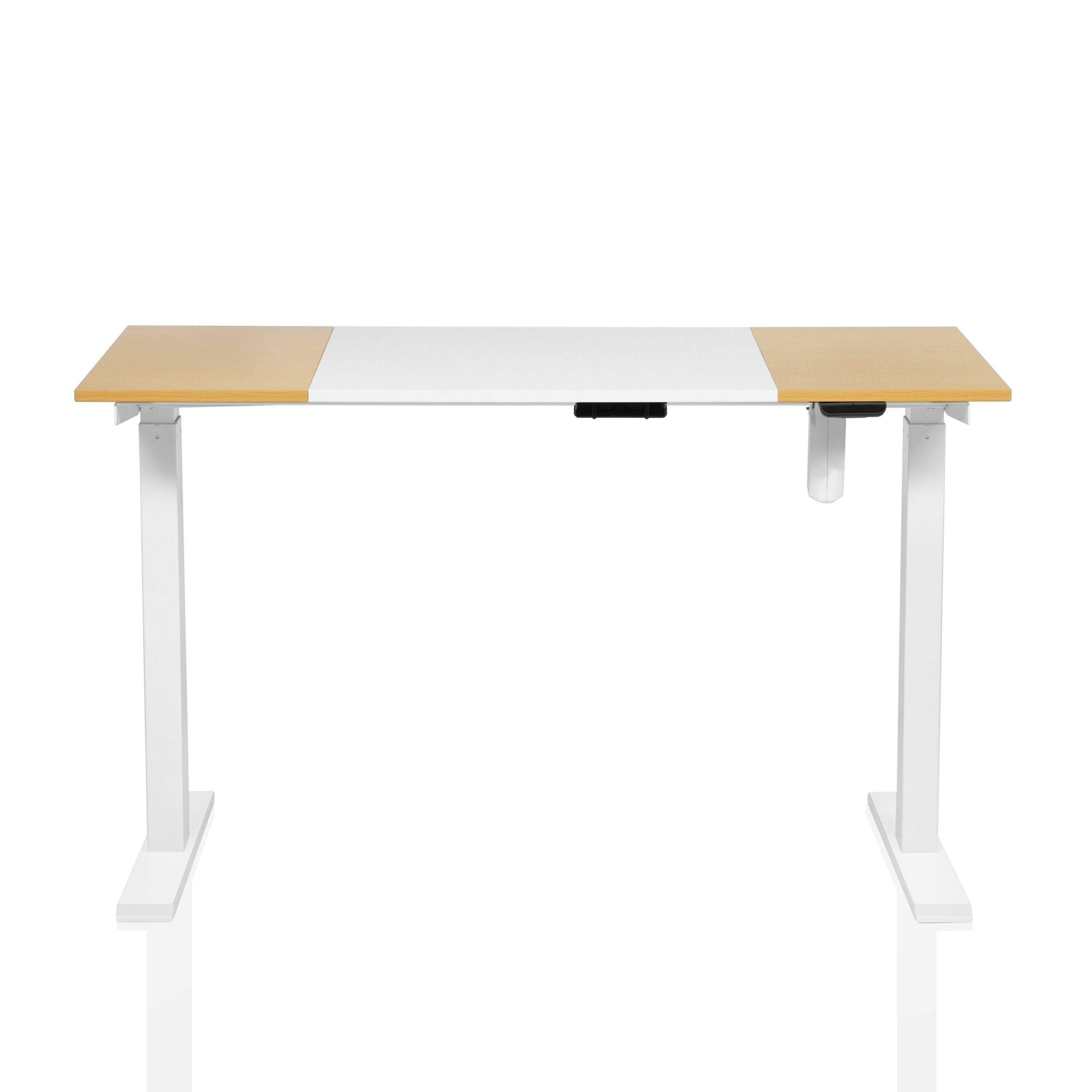 Black and White 47-Inch Desk and Chair Set A636