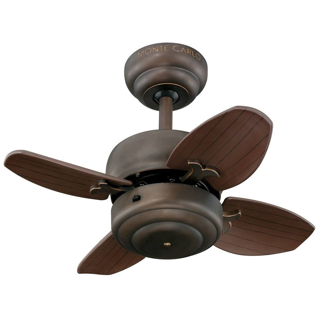 White 4-Blade 20x22 Mini Indoor Ceiling Fan X8144