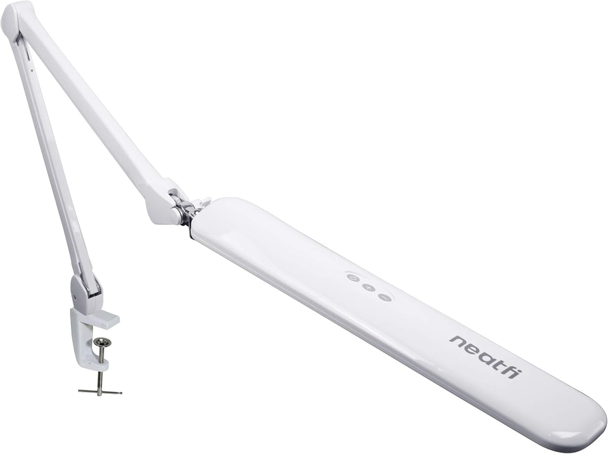 Black 17.7 Wide LED Task Lamp with Clamp I735