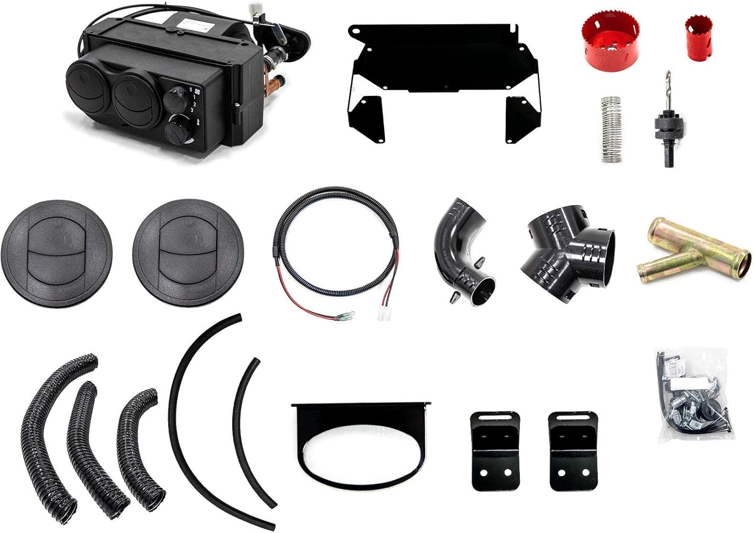 Cab Heater with Defrost Hoses and Vents P3234