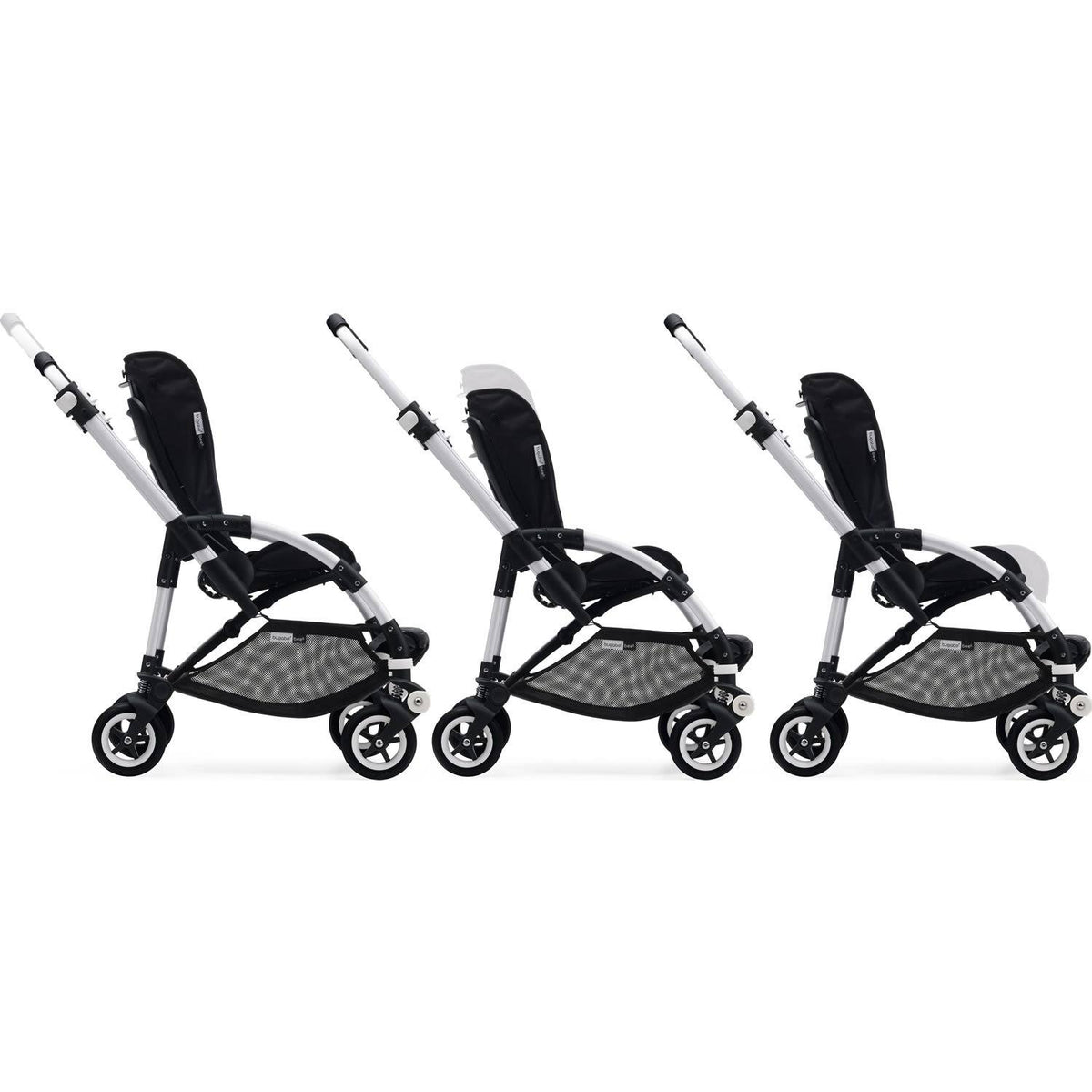 Aluminum Dark Navy Stroller N319