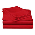 Red 300 TC Egyptian Cotton Sheet Set V973687