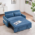 Gray Velvet Convertible Sleeper Sofa Bed W290