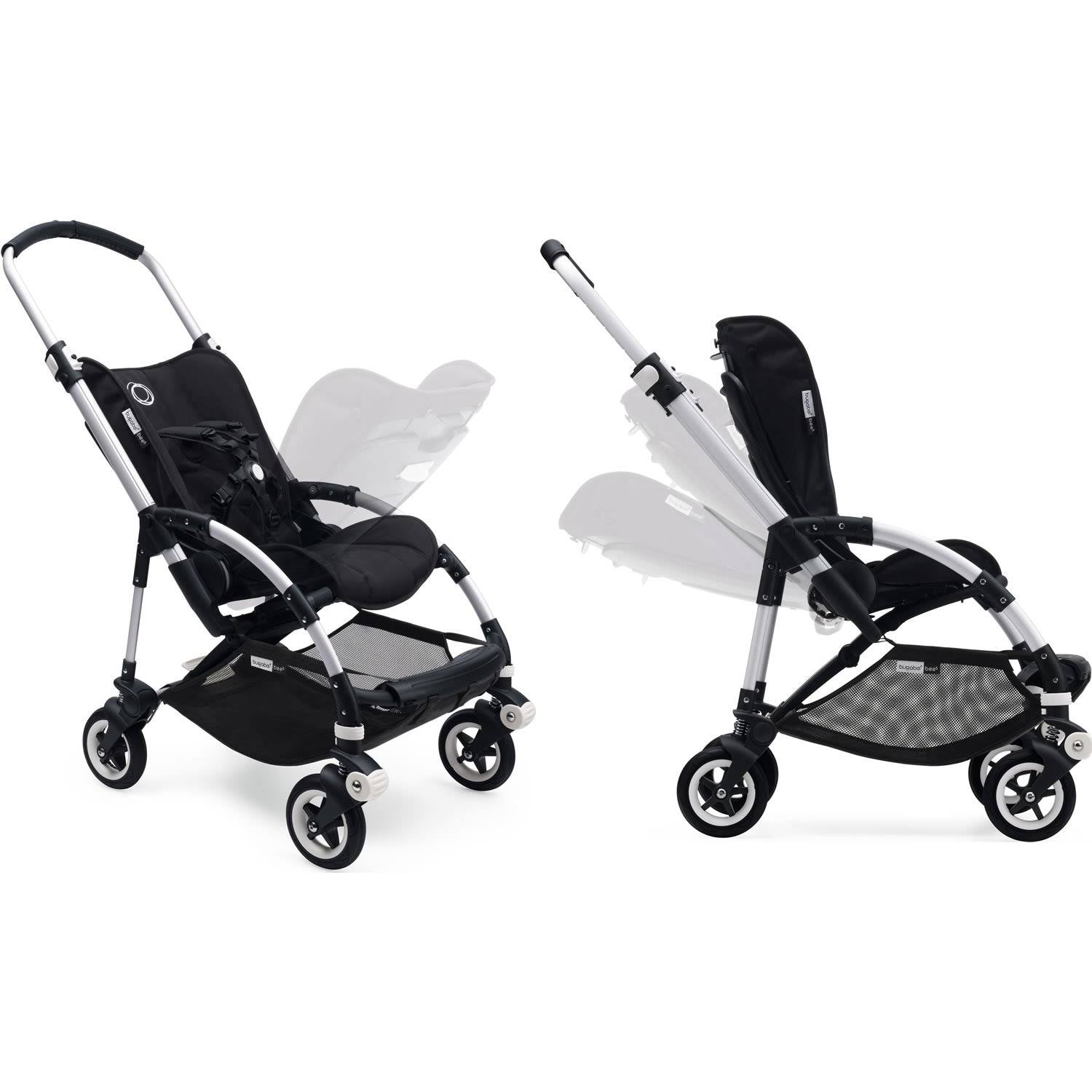 Aluminum Dark Navy Stroller N319