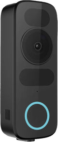 Black Wired WiFi Video Doorbell Camera P492614