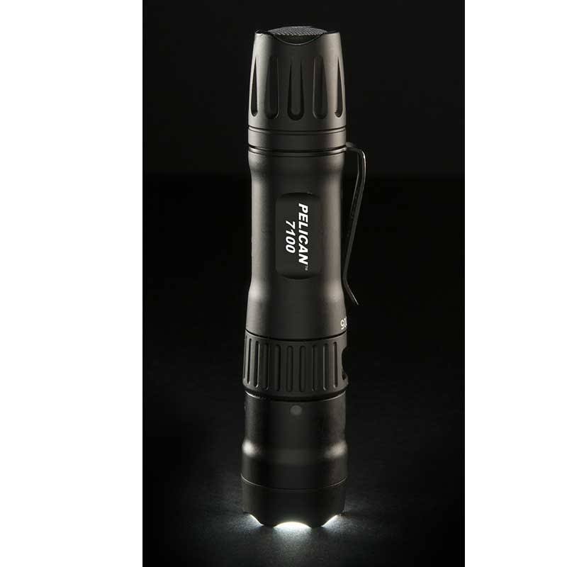 Black USB-Rechargeable Flashlight F18161