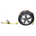 Yellow 10 Piece Car Tie Downs with J-Hooks O7524