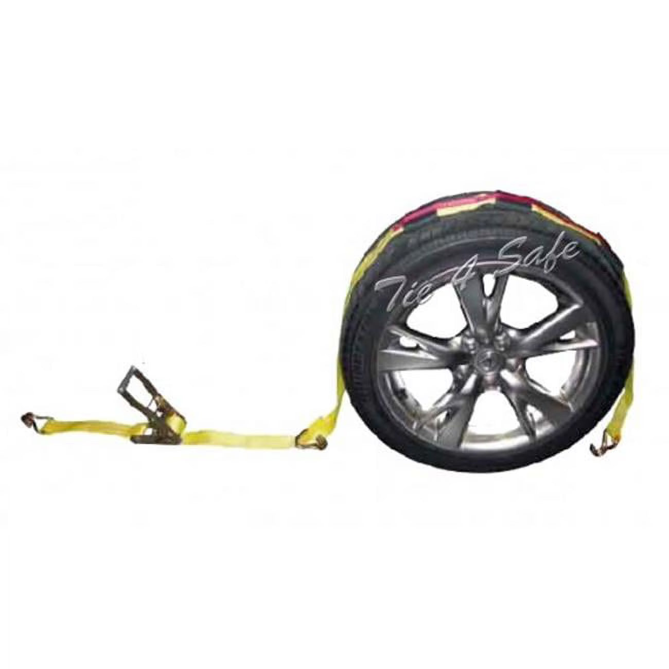 Yellow 10 Piece Car Tie Downs with J-Hooks O7524