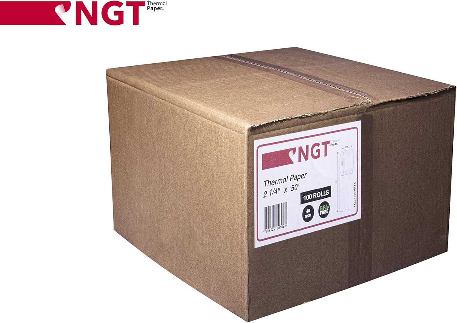 100 Rolls Non-BPA Thermal Paper for POS Machine L980938
