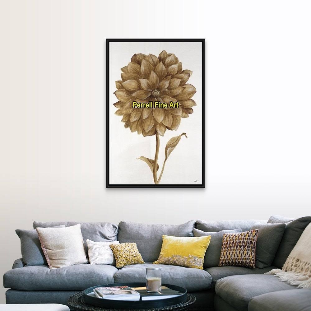 Black Float Frame Canvas Art - 32 x 48 R591