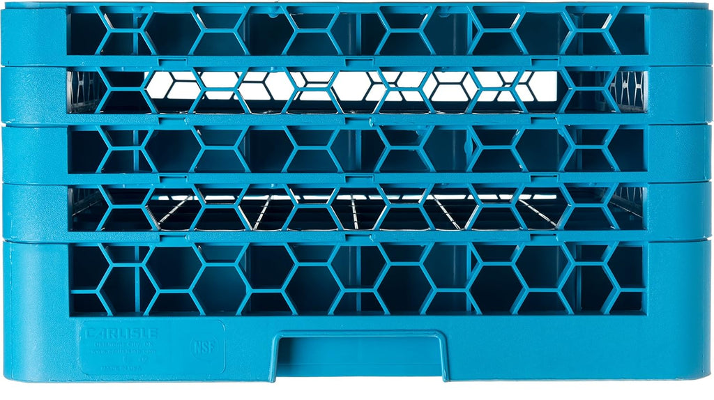 Blue 9-Compartment Glass Rack with 3 Extenders, Pack of 2 G847080