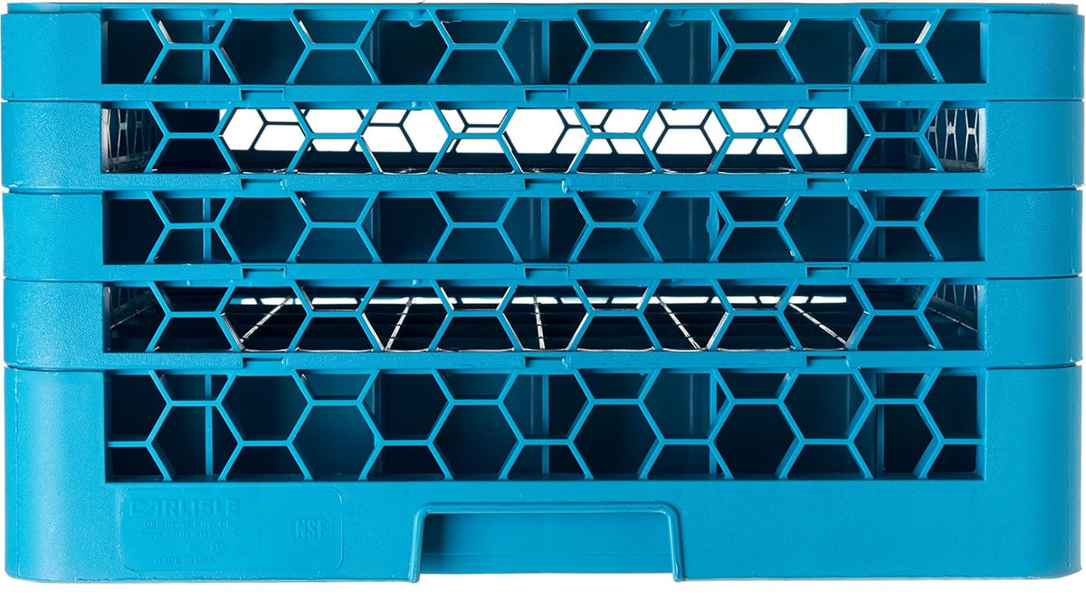 Blue 9-Compartment Glass Rack with 3 Extenders, Pack of 2 G847080