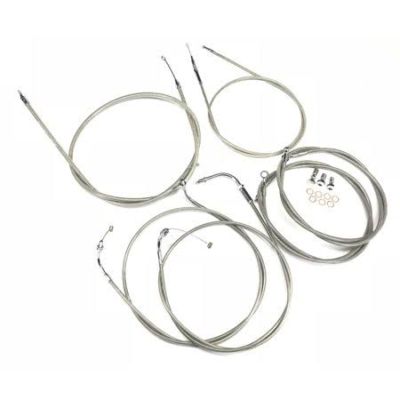 12 inch-14 inch Bar Height Stainless Cable/Line Kit U1347