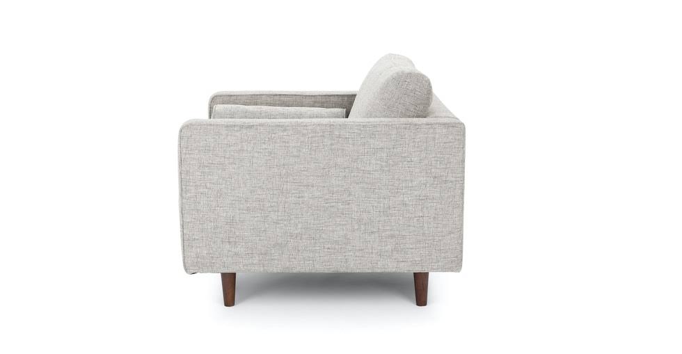 Ivory Tufted Chair with Bolsters S82377