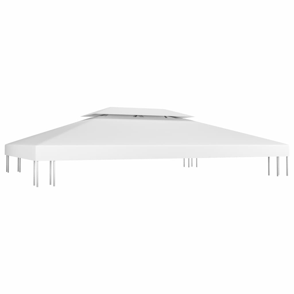 2-Tier Gazebo Cover 310 g/m² 13.1'x9.8' White T529