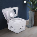 Lightweight 2.6 Gallon Flushable Camping Toilet L1988
