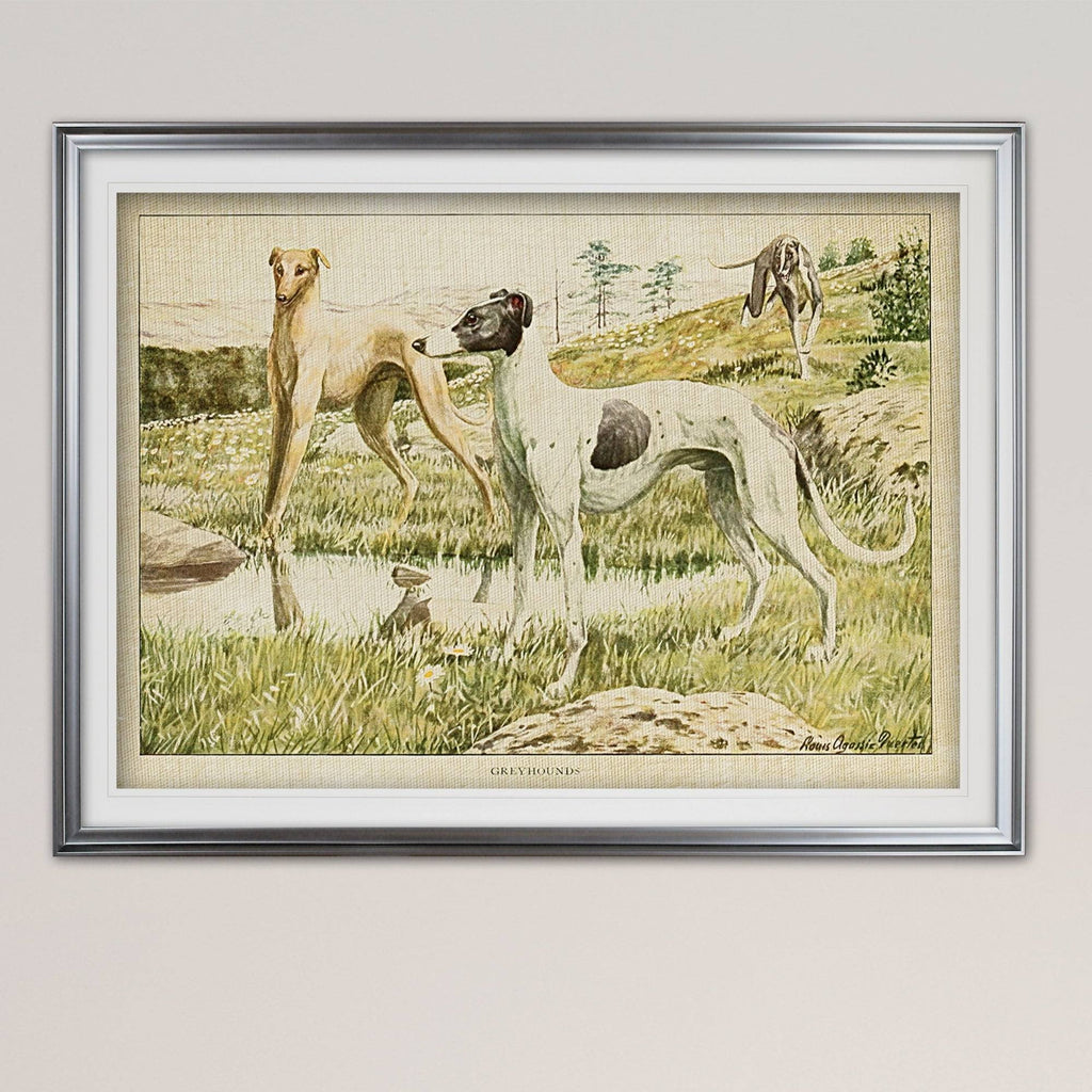 Large Silver Framed Print M670