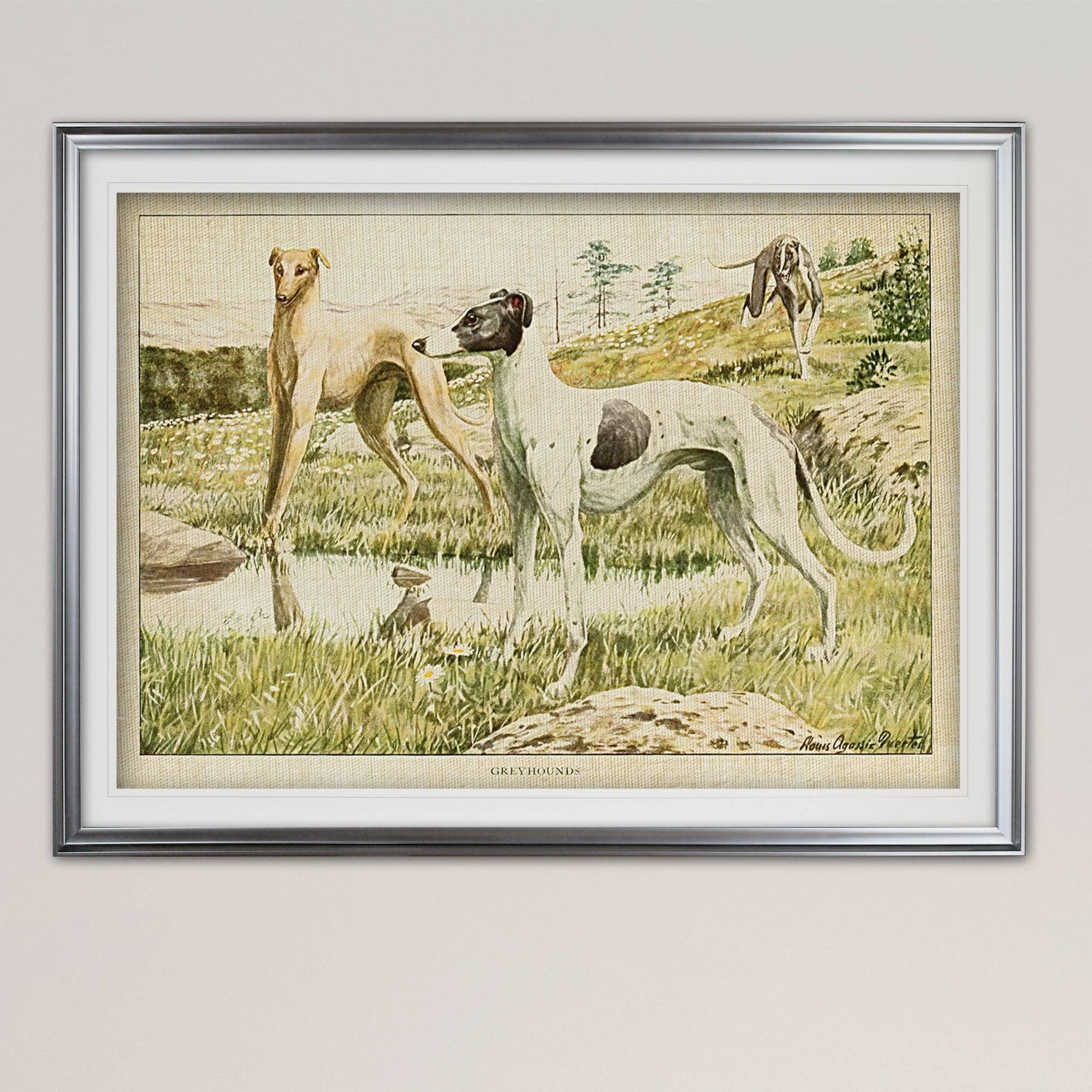 Large Silver Framed Print M670