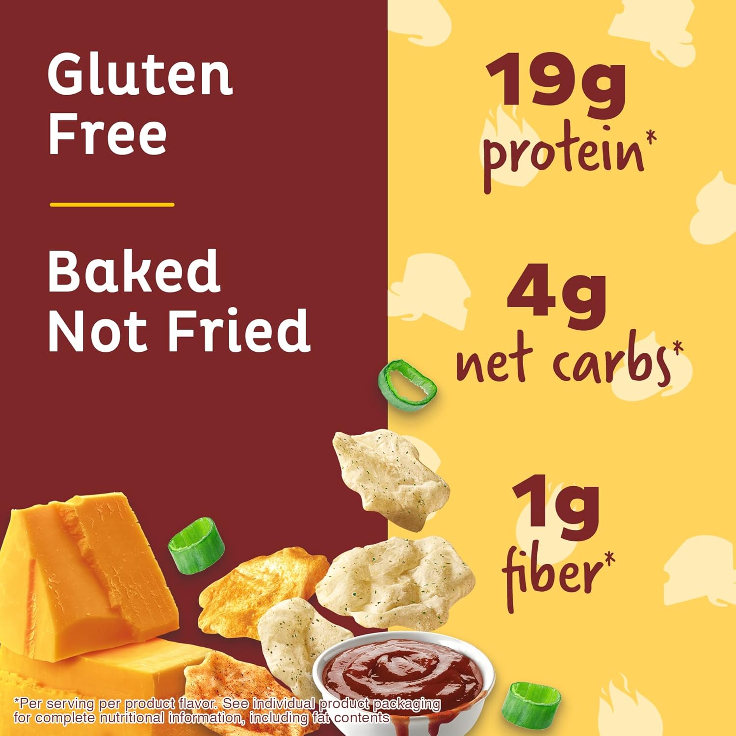 Protein Chips Variety Pack and Nacho Cheese Tortilla Style Protein Chips M9120