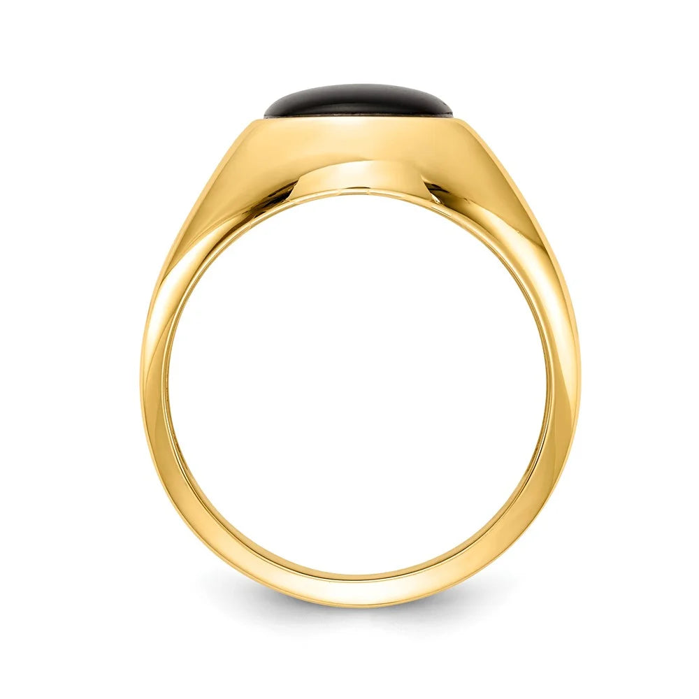 Black Onyx Diamond Ring K674760