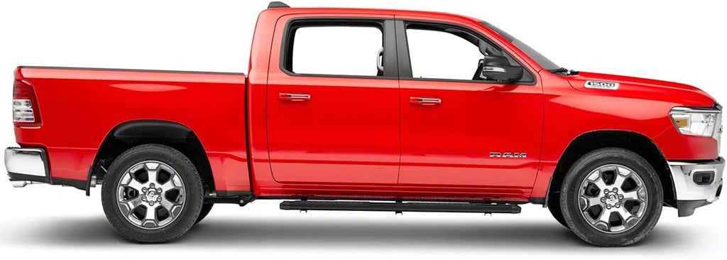 5-Inch Aluminum Side Step Bars with Black Cover Plates J348