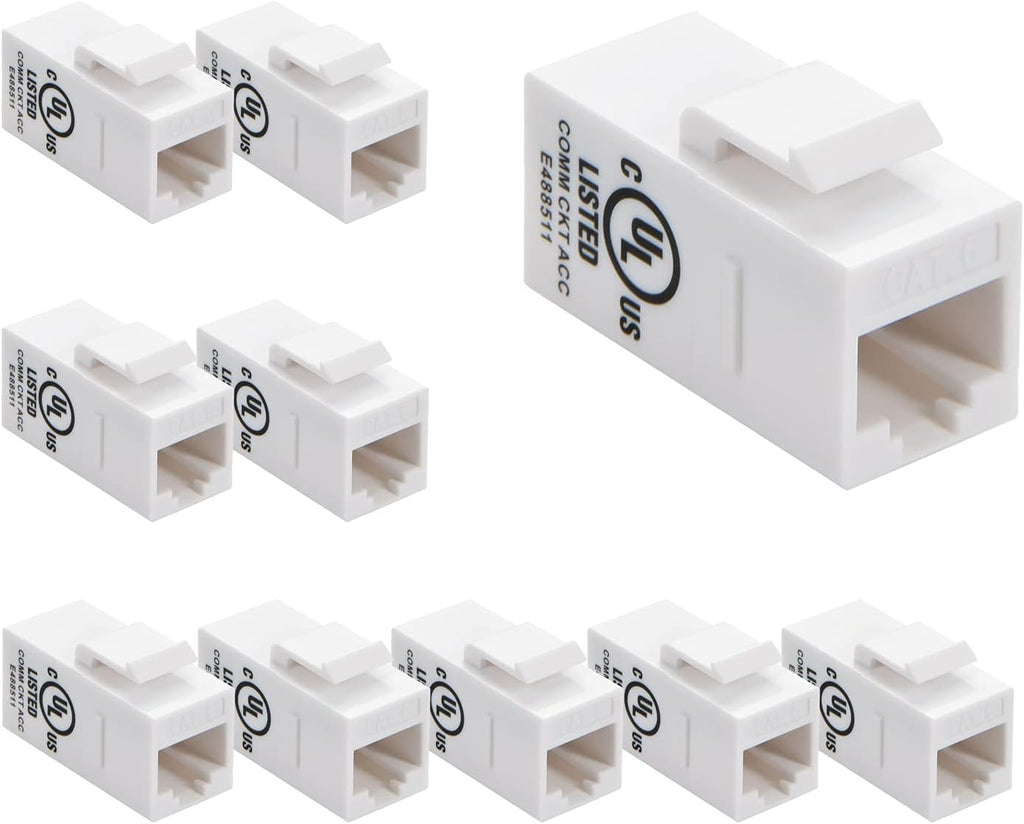 Cat.6 RJ45 Inline Coupler Female-Female 50-Pack H908221