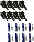 8pcs Ignition Coil Pack And Iridium Spark Plug Q19741