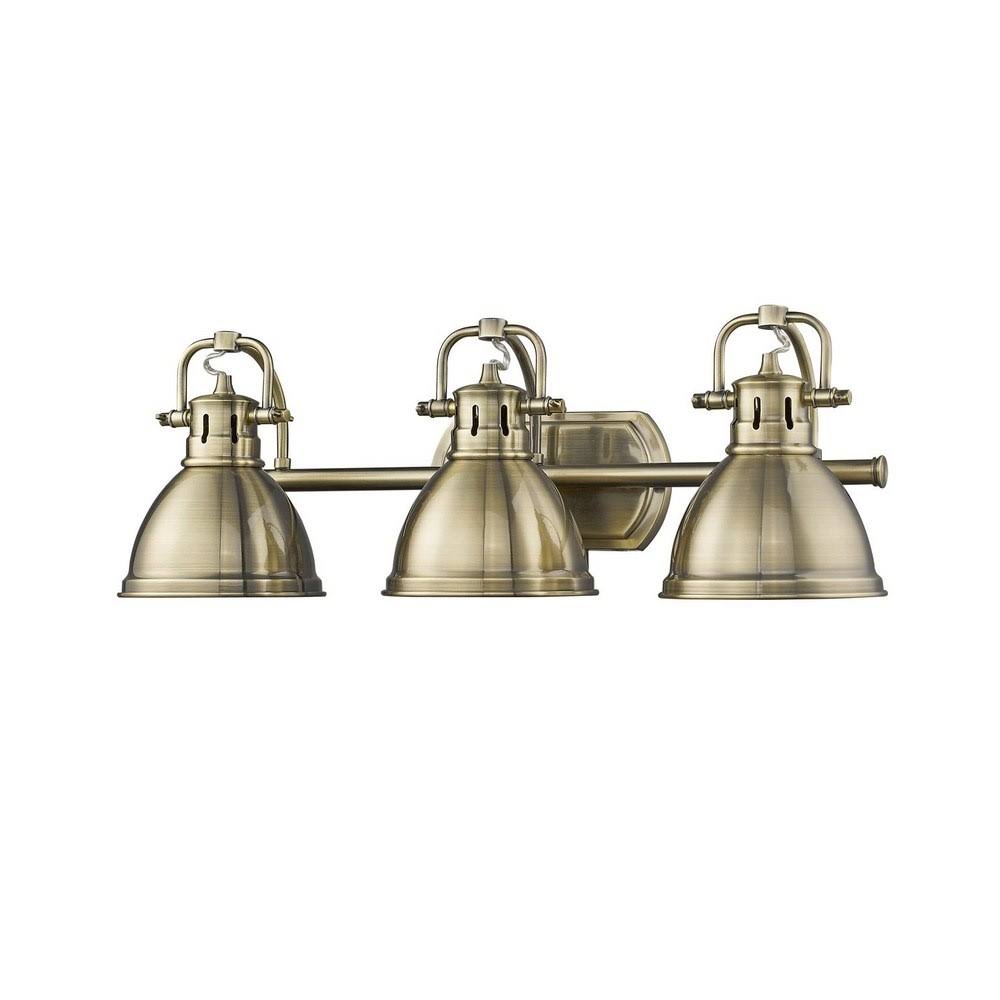 Matte Black 3 Light Bath Vanity P76790