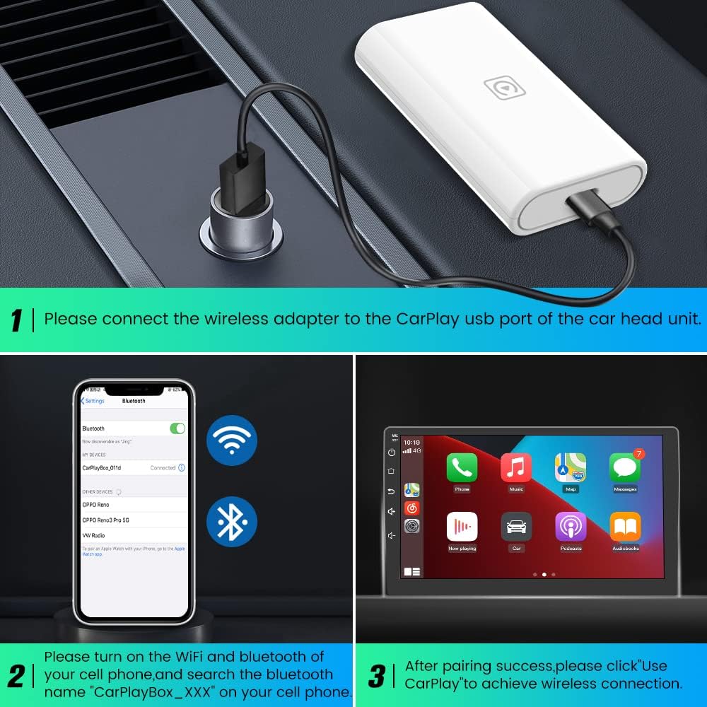 Wireless Carplay Adapter USB Pack of 2 K3312