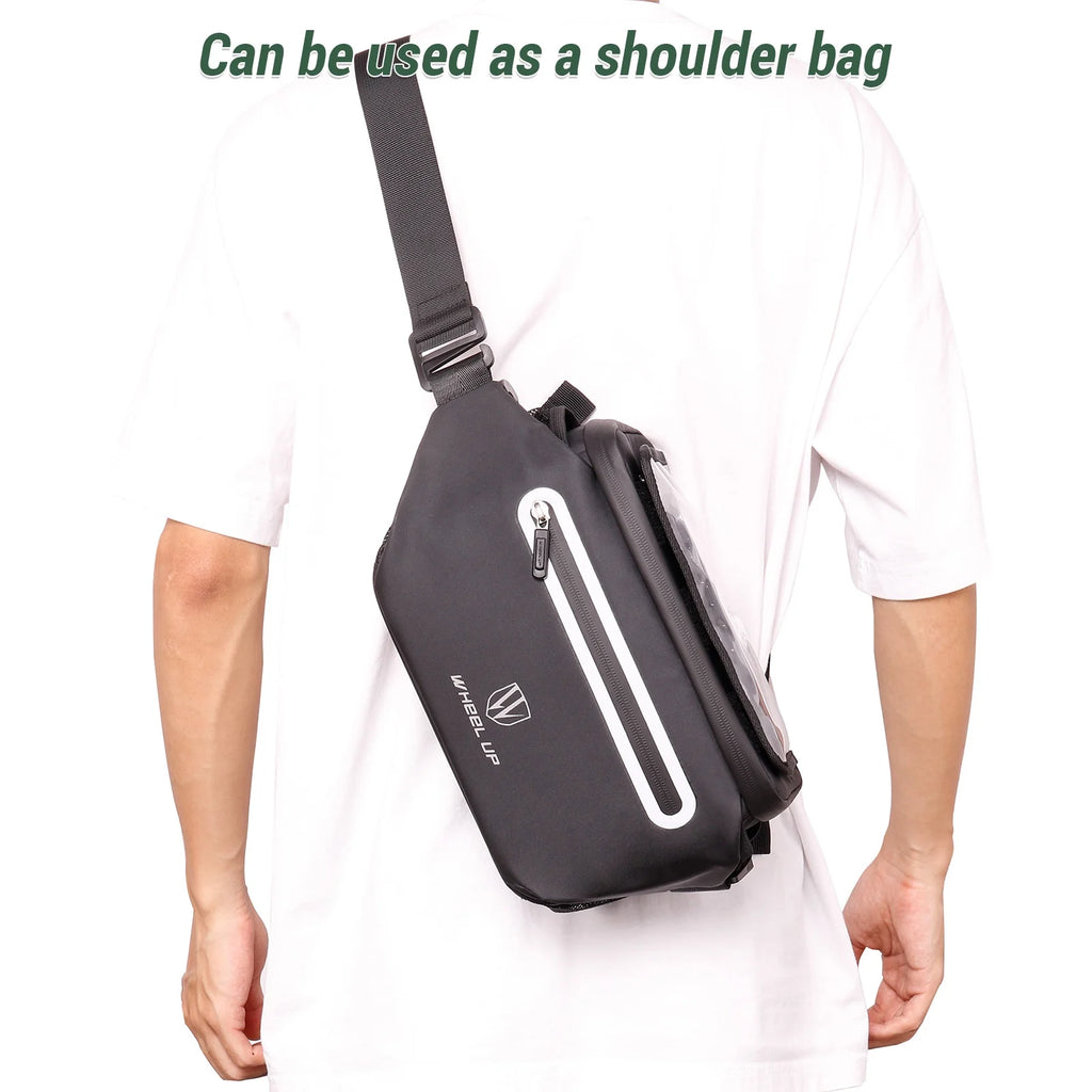 Bicycle Bag with Handlebar Storage Pouch and Phone Holder V181118