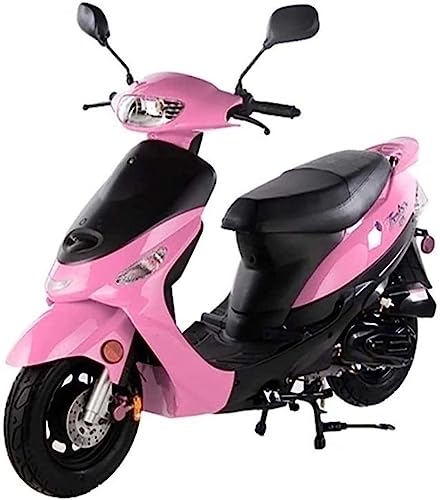 49cc/50cc Gas Scooter Moped with Rear Storage Trunk (Black) W947