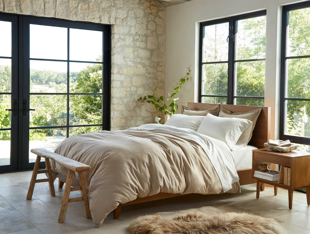 Camel Heather Twin Duvet Cover K4583